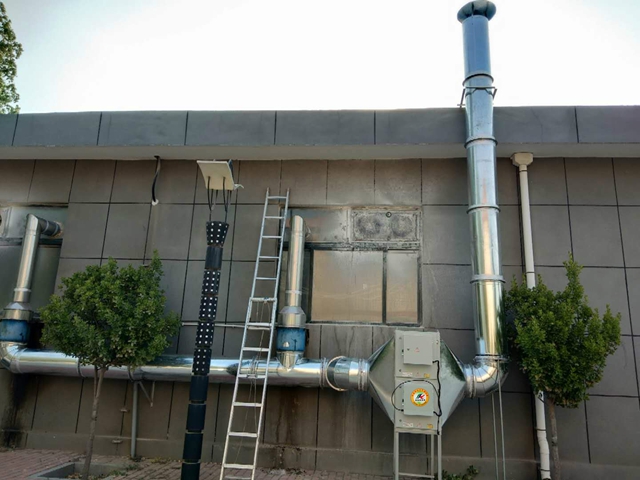 食品廠油炸鍋油煙處理